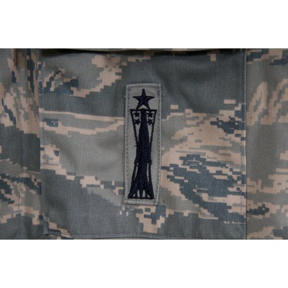 U.S. Air Force Jacket 38R Medium Green Tan Digital Camouflage Utility Coat - Picture 9 of 12